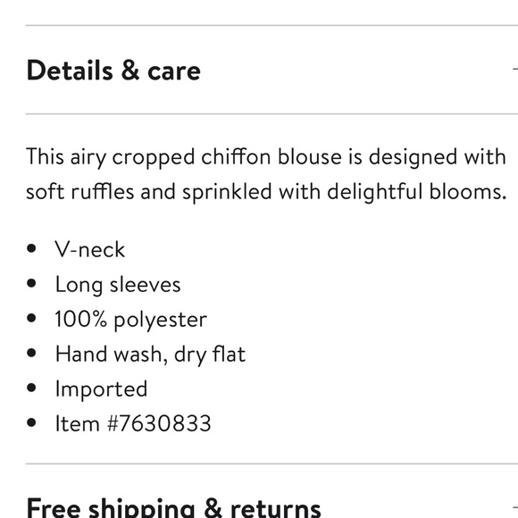 Steve Madden Floral Blouse - Picture 11 of 11